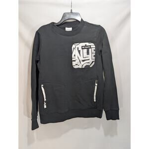 Columbia Sportswear Black Graphic Pocket Crewneck Sweatshirt